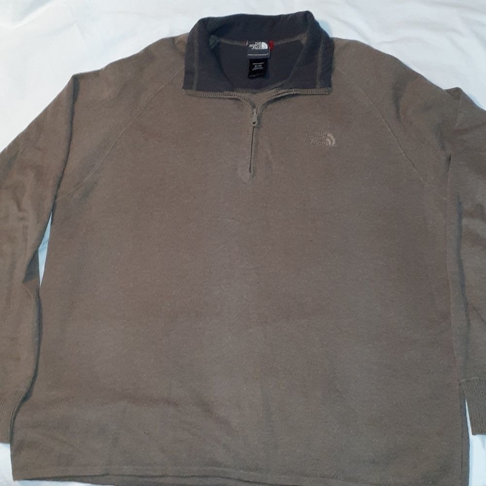 The North Face Mt. Tam ¼ Zip‎ Sweater Brown XL